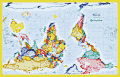 Purchase Upside Down World Wall Map